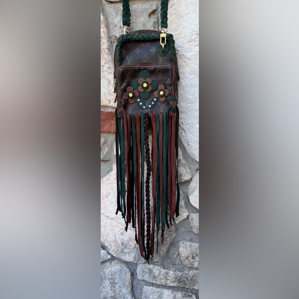 ✨Vintage Louis Vuitton Mini Amazone Western Boho Style Custom✨